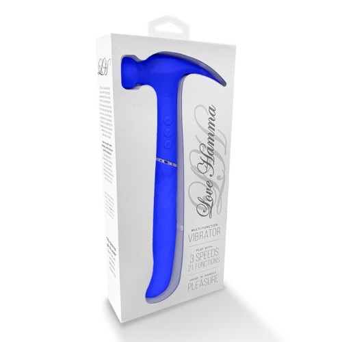 Vibrador Love Hamma Ángulo Azul