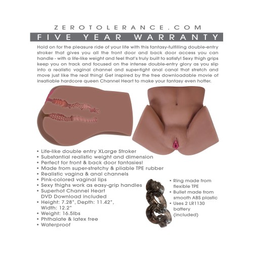 Zero Tolerance Channel Heart Body Stroker