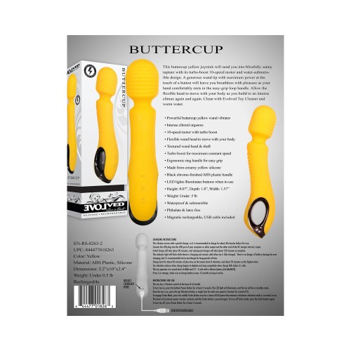 Vibrador de Varita Recargable Buttercup para el Máximo Placer