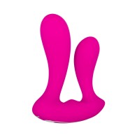 Adam & Eve Remote-Controlled Silicone Dual Entry Vibrator