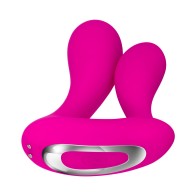 Vibrador de Silicona Doble Entrada Control Remoto Adam & Eve