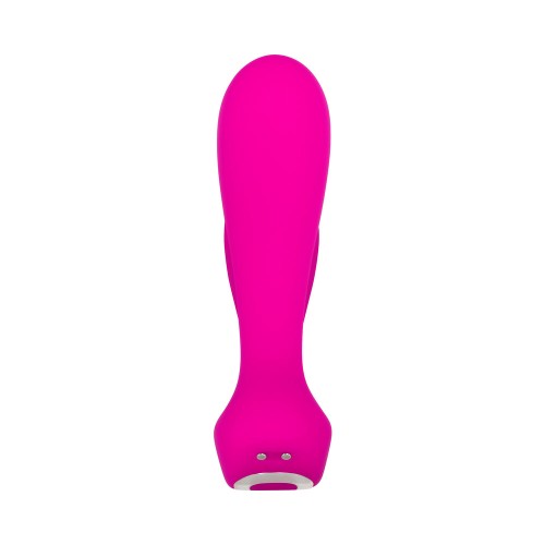 Vibrador de Silicona Doble Entrada Control Remoto Adam & Eve