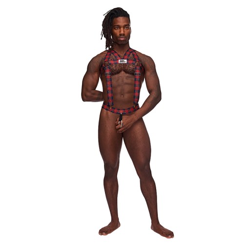 Male Power Elastic Harness with Ring