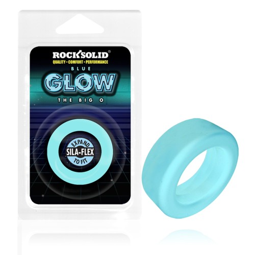 Rock Solid Glow-in-the-Dark C-Ring Blue