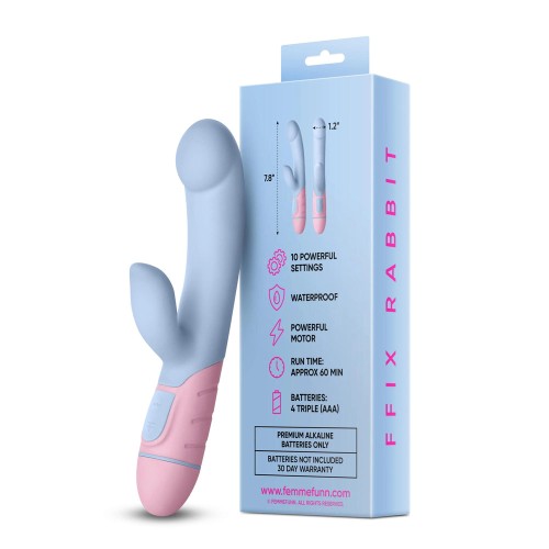 FemmeFunn FFIX G-Spot Rabbit Vibrator - Dual Stimulation