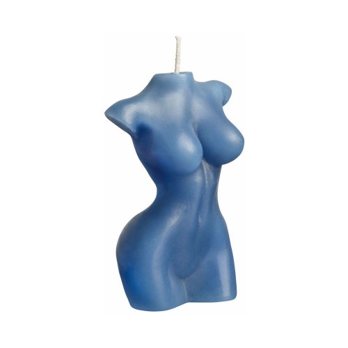 Sportsheets LaCire Drip Candle Torso Form III Blue - Explore Temperature Play