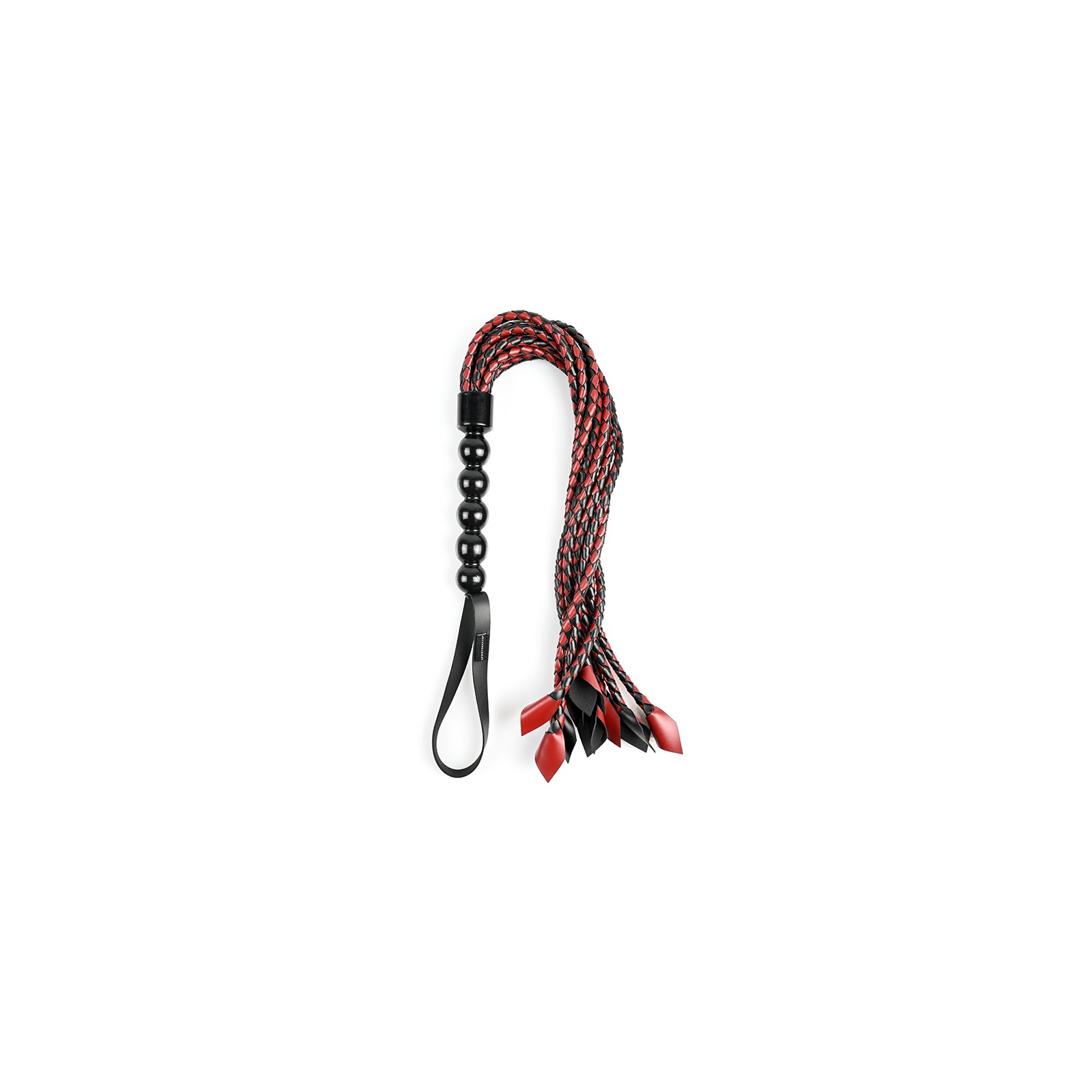 Flogger Trenzado Saffron Rojo Negro