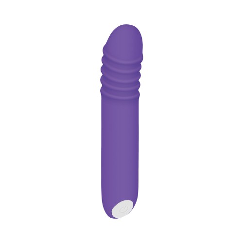 Evolved G-Rave Light-Up G-Spot Vibrator - Purple