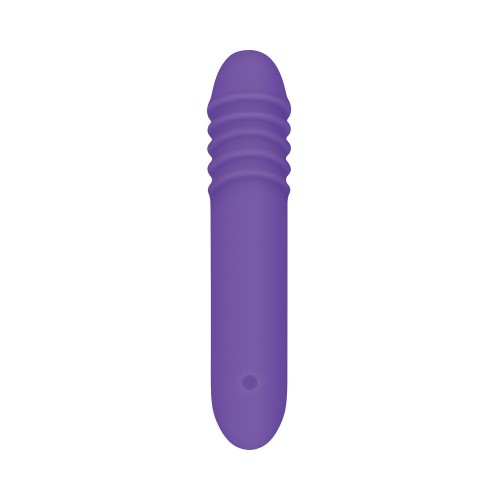 Evolved G-Rave Light-Up G-Spot Vibrator - Purple