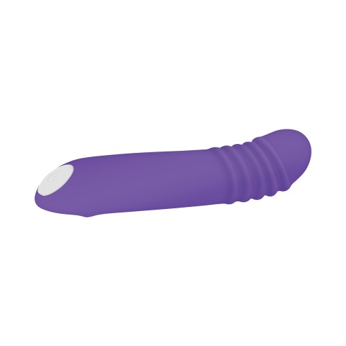 Evolved G-Rave Light-Up G-Spot Vibrator - Purple