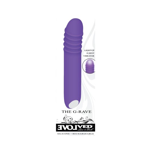 Evolved G-Rave Vibrador Iluminado para Punto G - Púrpura