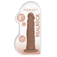 Dildo Realista de 9" RealRock con Ventosa - Placer Realista