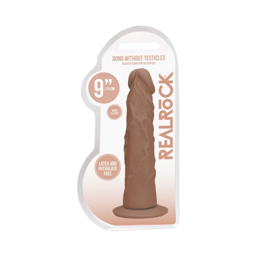 Dildo Realista de 9" RealRock con Ventosa - Placer Realista