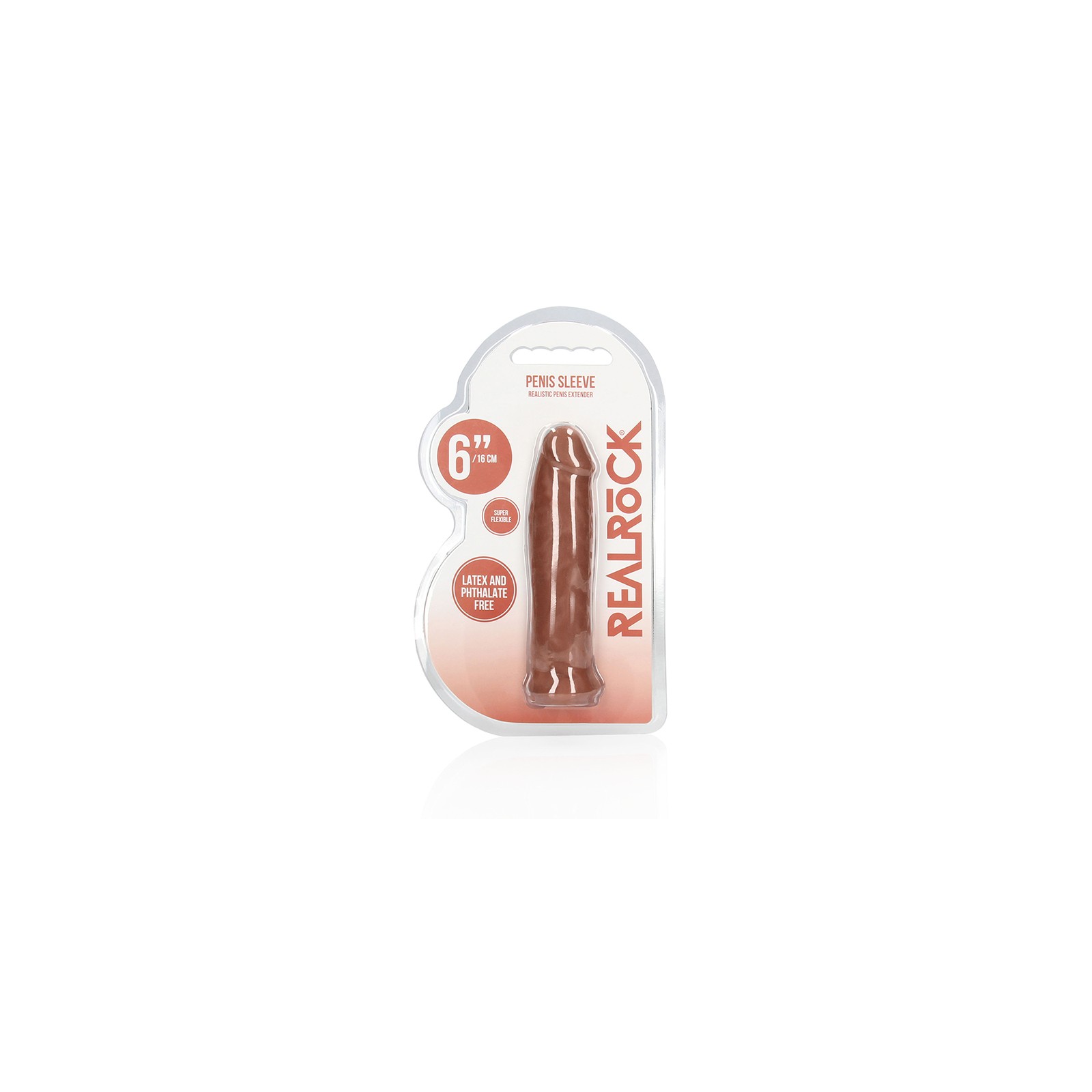 RealRock 6 in. Realistic Penis Sleeve Extender