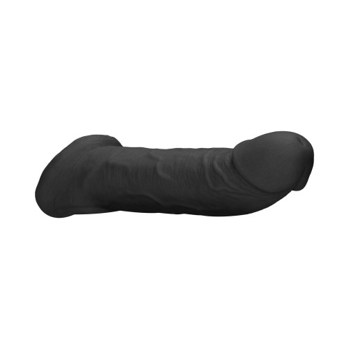 RealRock 9 in Penis Sleeve Extender Sling Black - Enhance Your Size