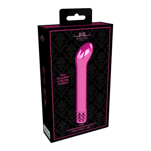 Royal Gems Jewel Curved Bullet Vibrator