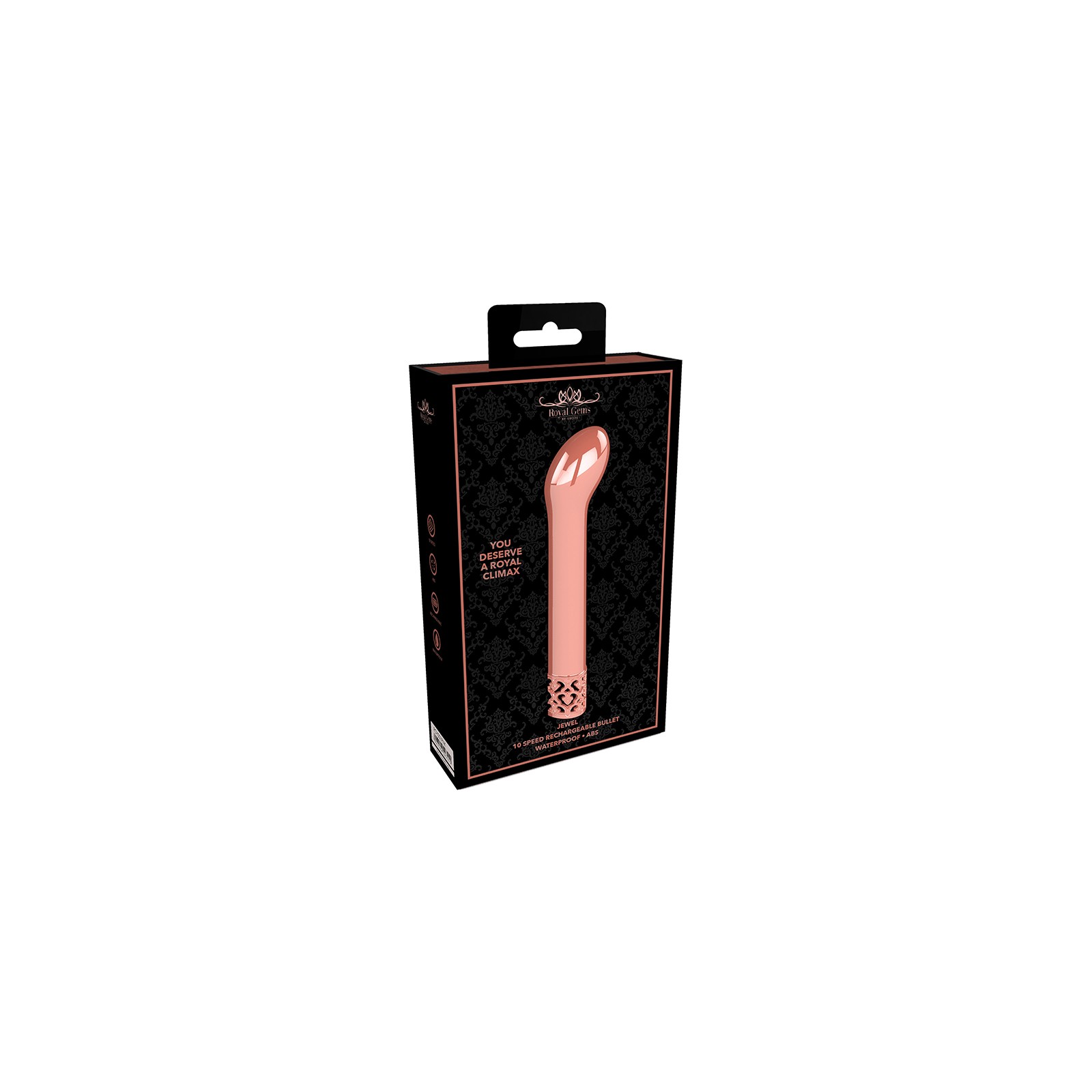 Rechargeable Curved Bullet Vibrator for Dual Pleasure