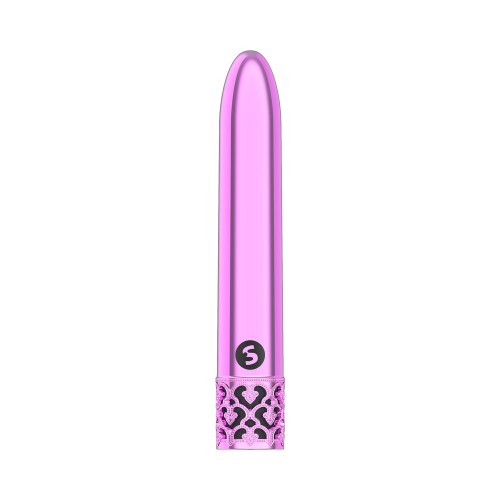 Royal Gems Shiny Rechargeable Bullet Vibrator Pink