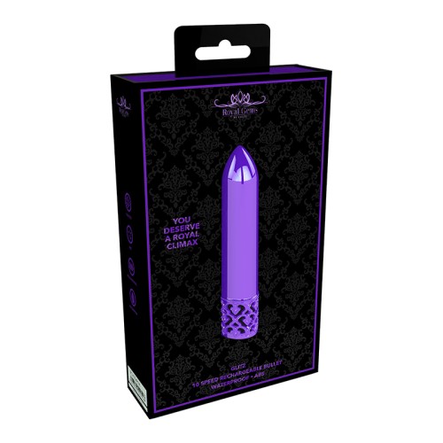 Royal Gems Glitz Vibrador de Bala - Recargable e Impermeable