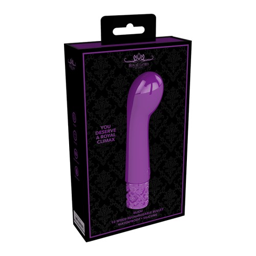 Vibrador Bullet Curvado Bijou de Royal Gems