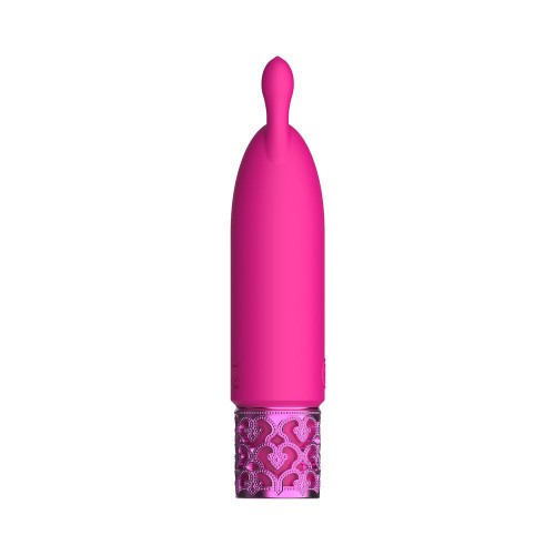 Royal Gems Twinkle Rechargeable Silicone Bullet Vibrator Pink