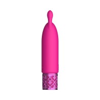 Royal Gems Twinkle Rechargeable Silicone Bullet Vibrator Pink