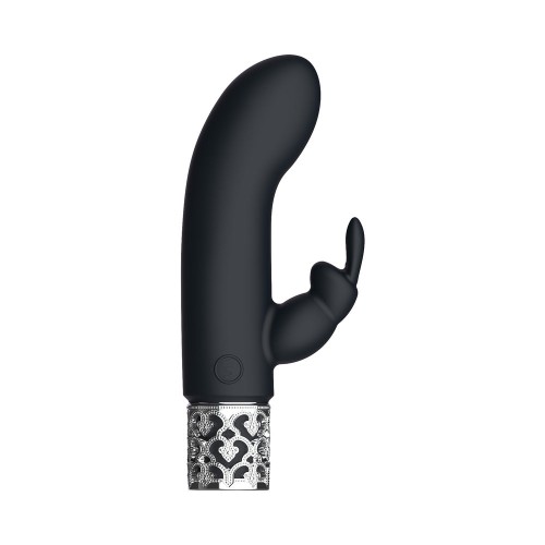 Royal Gems Dazzling Rechargeable Mini Rabbit Vibrator Black