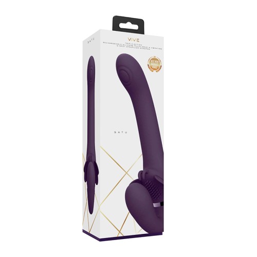 VIVE SATU Triple Motor Strapless Strap-On - Ultimate Pleasure