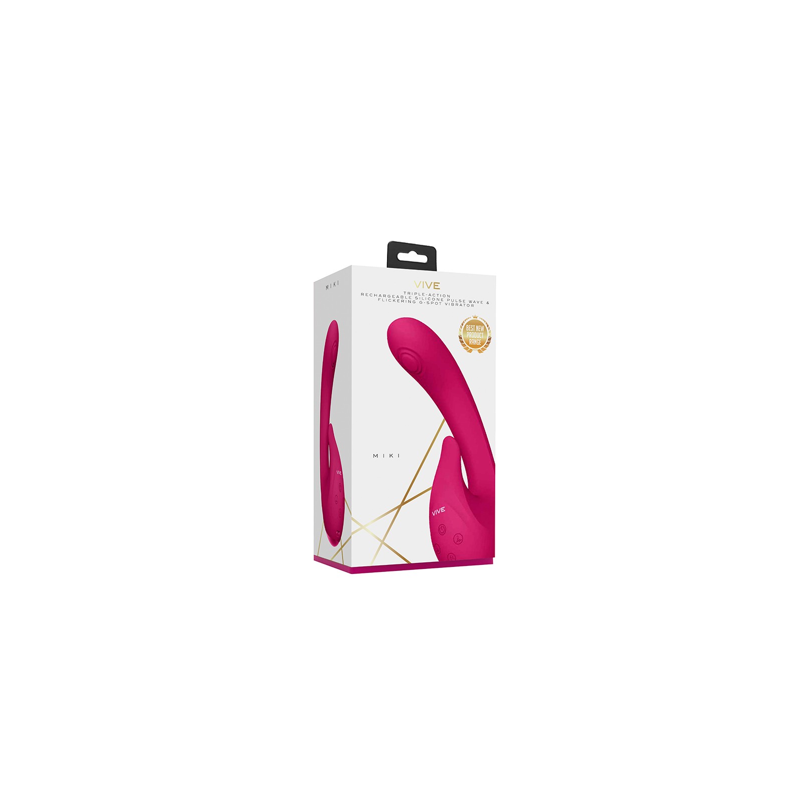 VIVE MIKI Rechargeable G-Spot Vibrator Pink