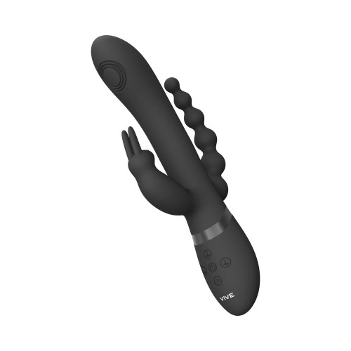 VIVE RINI Vibrador Conejito Recargable de Triple Motor