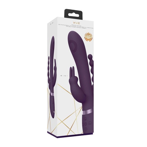 VIVE RINI Rechargeable Dual Entry Rabbit Vibrator