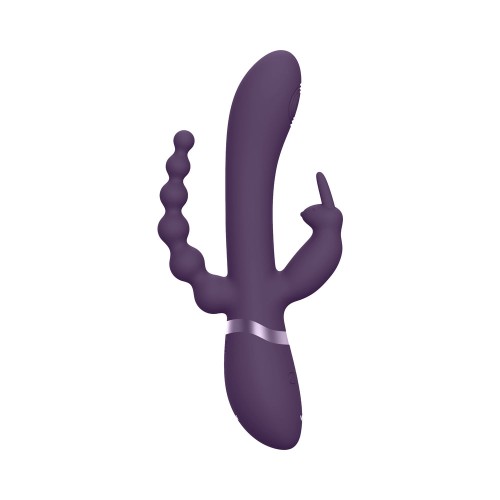 VIVE RINI Vibrador Conejito Recargable de Doble Entrada