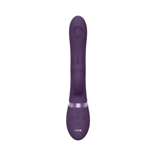 VIVE RINI Rechargeable Dual Entry Rabbit Vibrator