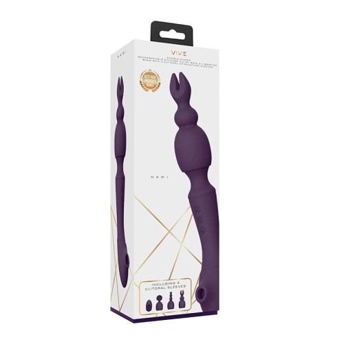 VIVE NAMI Dual-Ended Vibrating Wand - Ultimate Pleasure