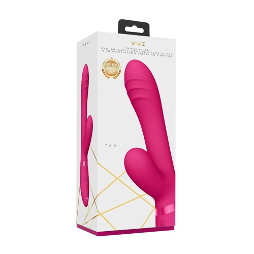 Vibrador Doble Estimulador VIVE TANI - Negro