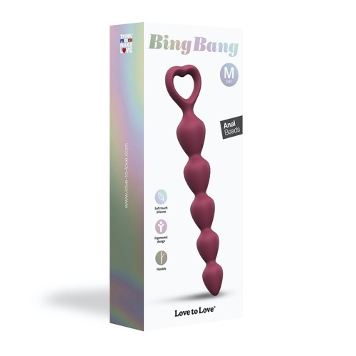 Love to Love Bing Bang Silicone Anal Beads for Ultimate Pleasure