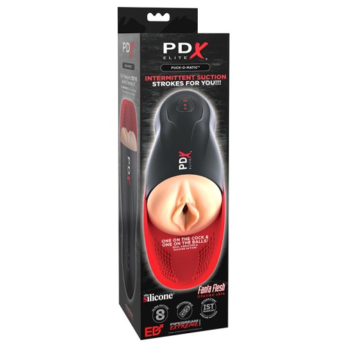 PDX Elite Fuck-O-Matic - Vibrating Suction Stroker