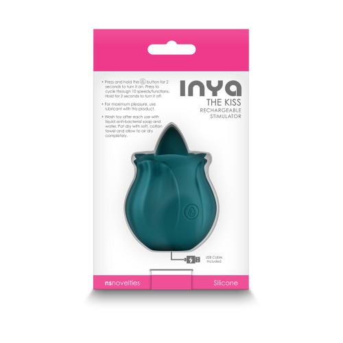 INYA The Kiss Clitoral Stimulator - Rechargeable and Travel-Friendly