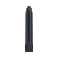 Royal Gems Shiny Rechargeable 10-Speed Bullet Vibrator Gunmetal