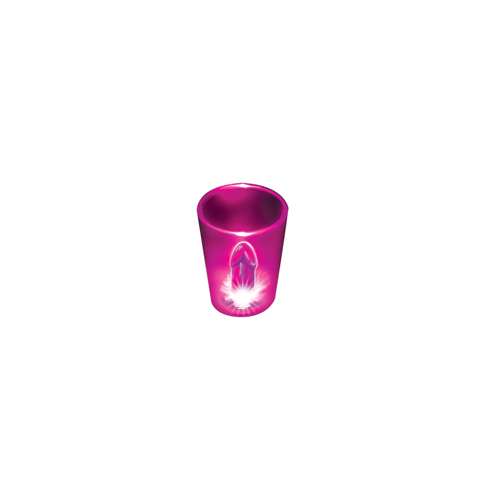 Vasos de Disparo Magenta Iluminados para Fiestas