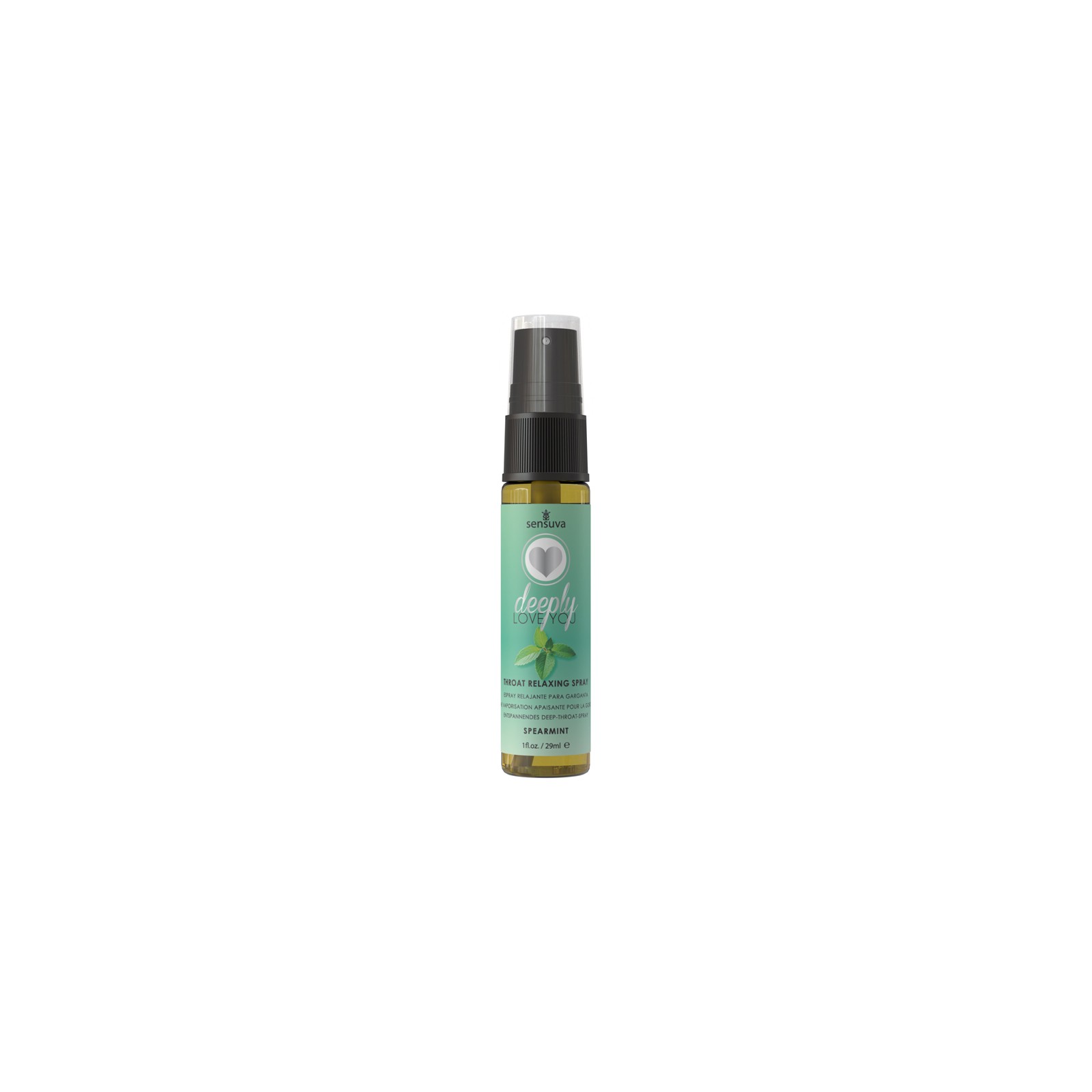 Sensuva Spray Relajante de Garganta Deeply Love You Menta 1 oz