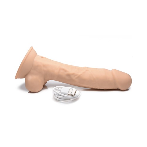 Dildo Vibrador Recargable FLESHSTIXXX de 8 in. - Tono Piel