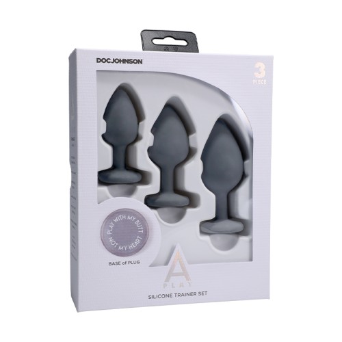 A-Play 3-Piece Butt Plug Trainer Set