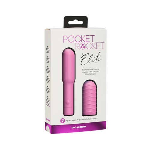 Pocket Rocket Elite Bullet Recargable Rosa