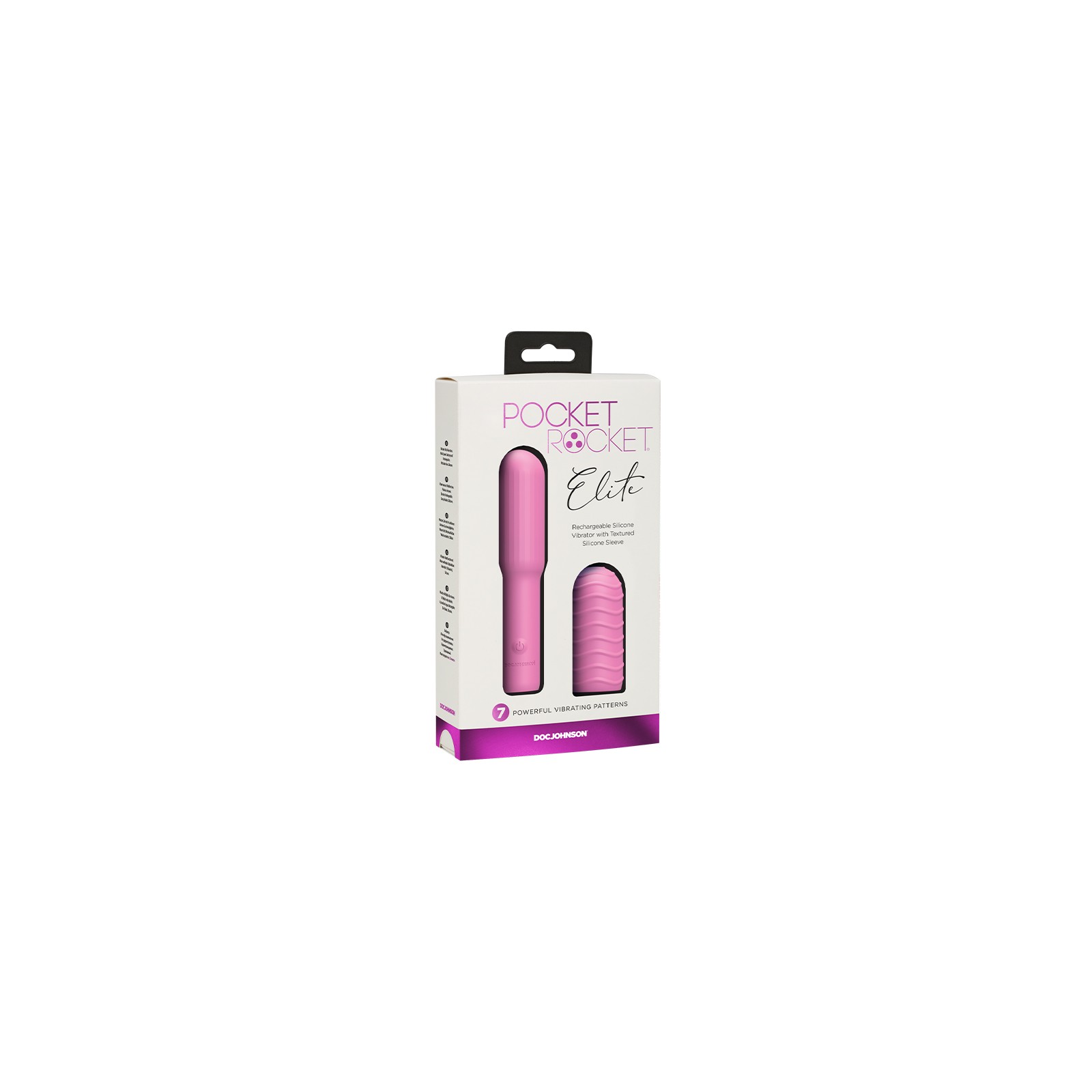 Pocket Rocket Elite Bullet Recargable Rosa