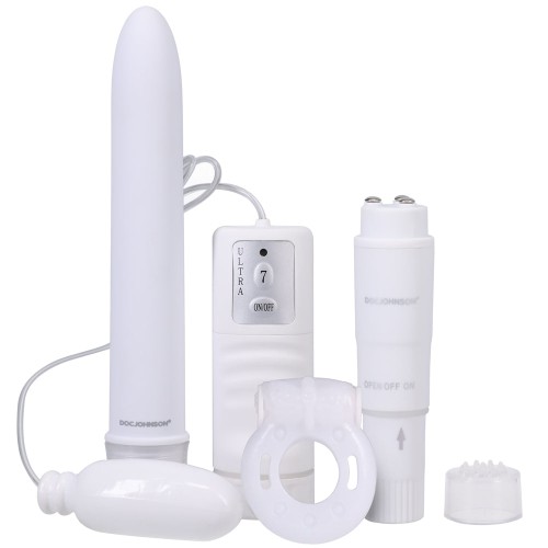 White Nights Vibrators Set - All Night Pleasure Kit