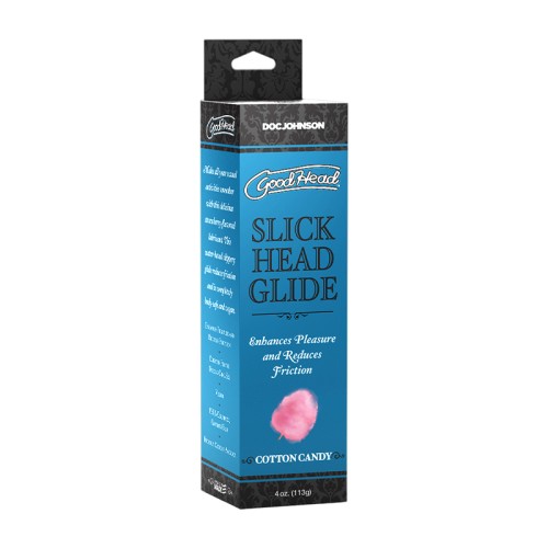 GoodHead Slick Head Glide - Sabor Algodón de Azúcar 4 oz.