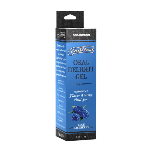 Gel GoodHead Oral Delight Sabor Frambuesa Azul