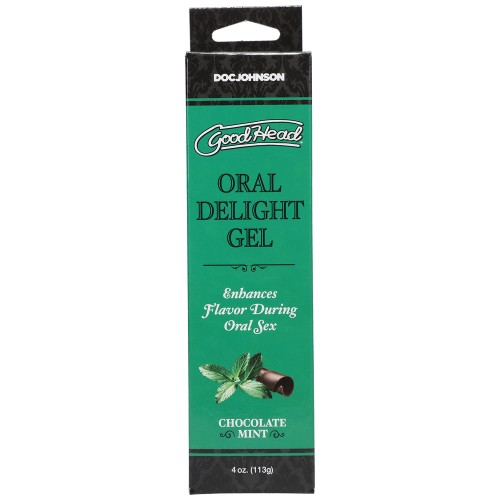 Gel Delicia Oral GoodHead Chocolate Menta - Mejora el Placer Oral