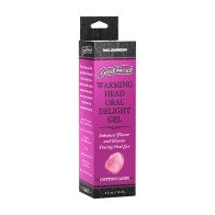 Gel Oral Delicioso GoodHead Calentador - Algodón de Azúcar 4 oz. para Placer Oral